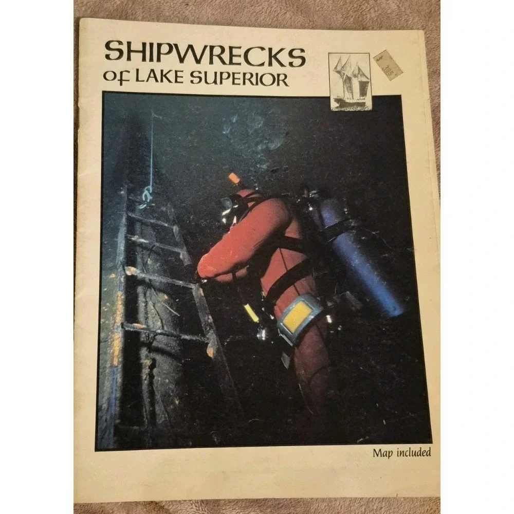Shipwrecks of Lake Superior‎ 1983 Booklet w/ Fold-Out Map